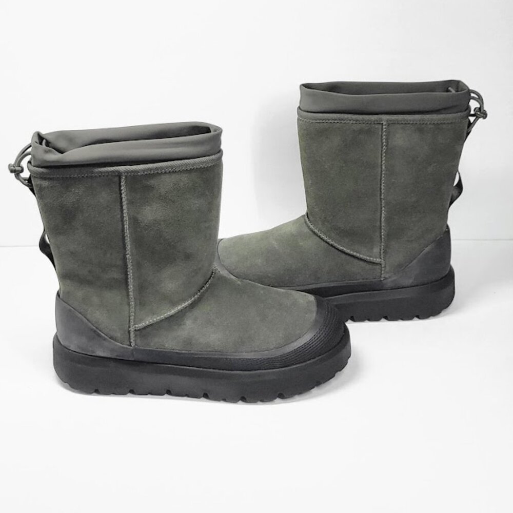 UGG MEN'S classic short weather hybrid boots green  Size 11 NEW - Picture 5 of 9